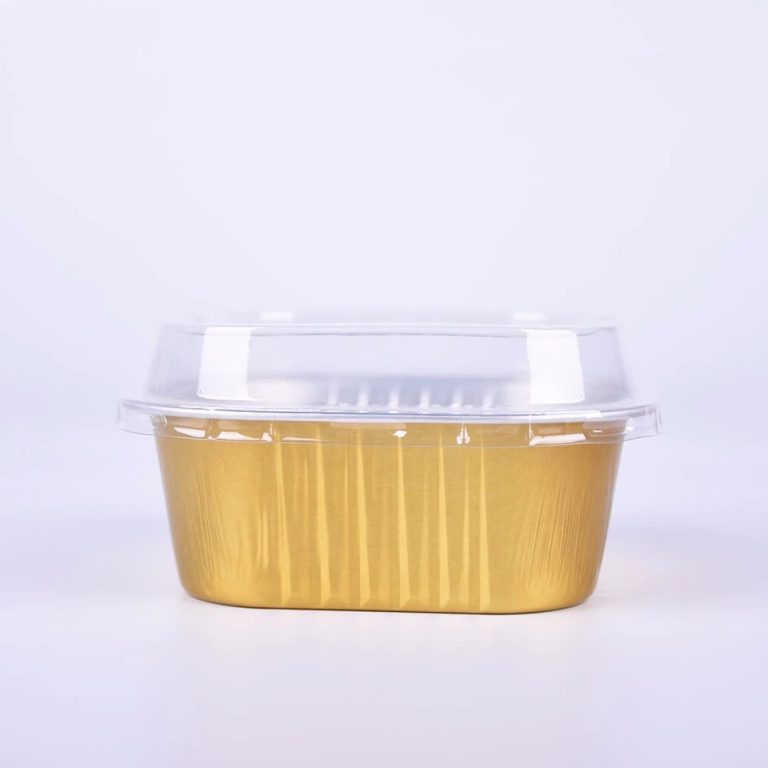 Heat Seal Aluminum Foil Pet Food Container Disposable Food Tray