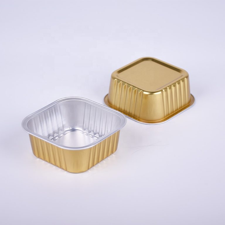 Heat Seal Aluminum Foil Pet Food Container Disposable Food Tray